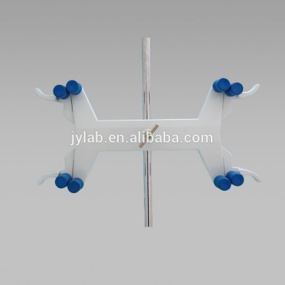 Manufacturer Wholesale Lab Instruments Double Burette Clamp Germany-type Aluminum die-casting with plastic plated