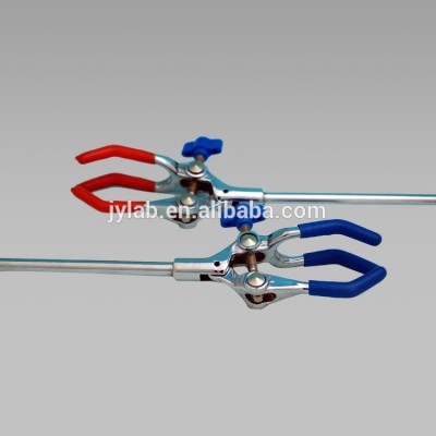 Manufacturer Lab Instruments Single Adjustable Zinc Alloy Aluminum with Chrome Plated Three Finger Extension Clamp